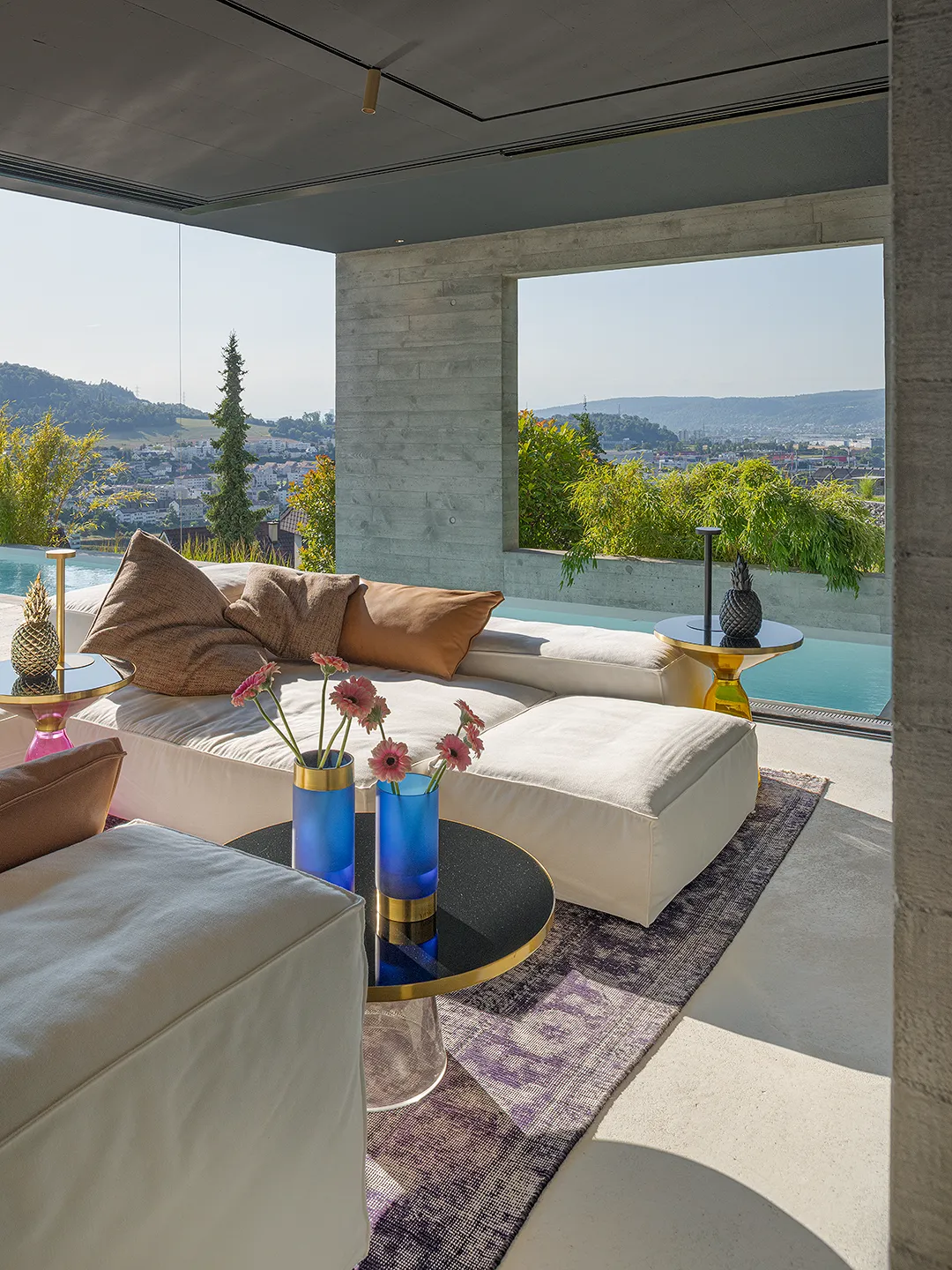 Atriumhaus, Outside, Vegetation, Pool, Terrace, Housing by Wannerpartner, photographed for Raum und Wohnen